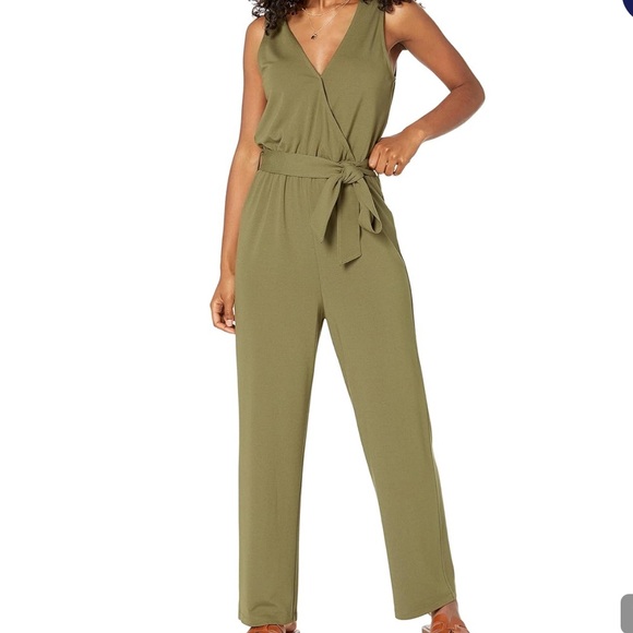 The Drop Pants - The Drop Women's @caralynmirand Sleeveless Wrap Jumpsuit